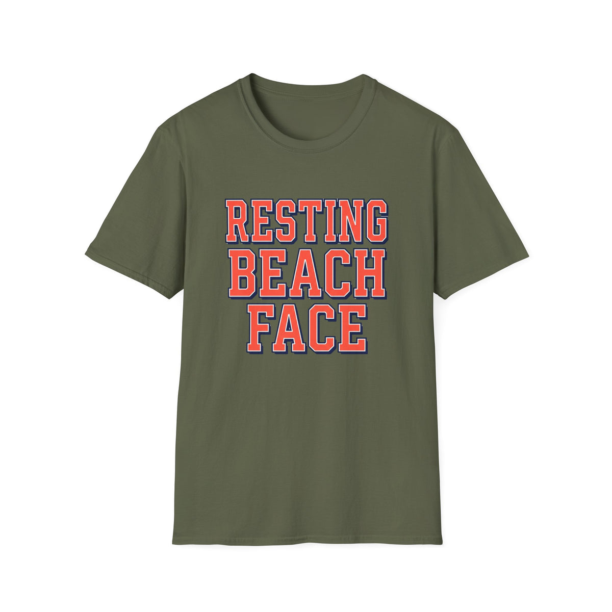 Resting Beach Face T-Shirt