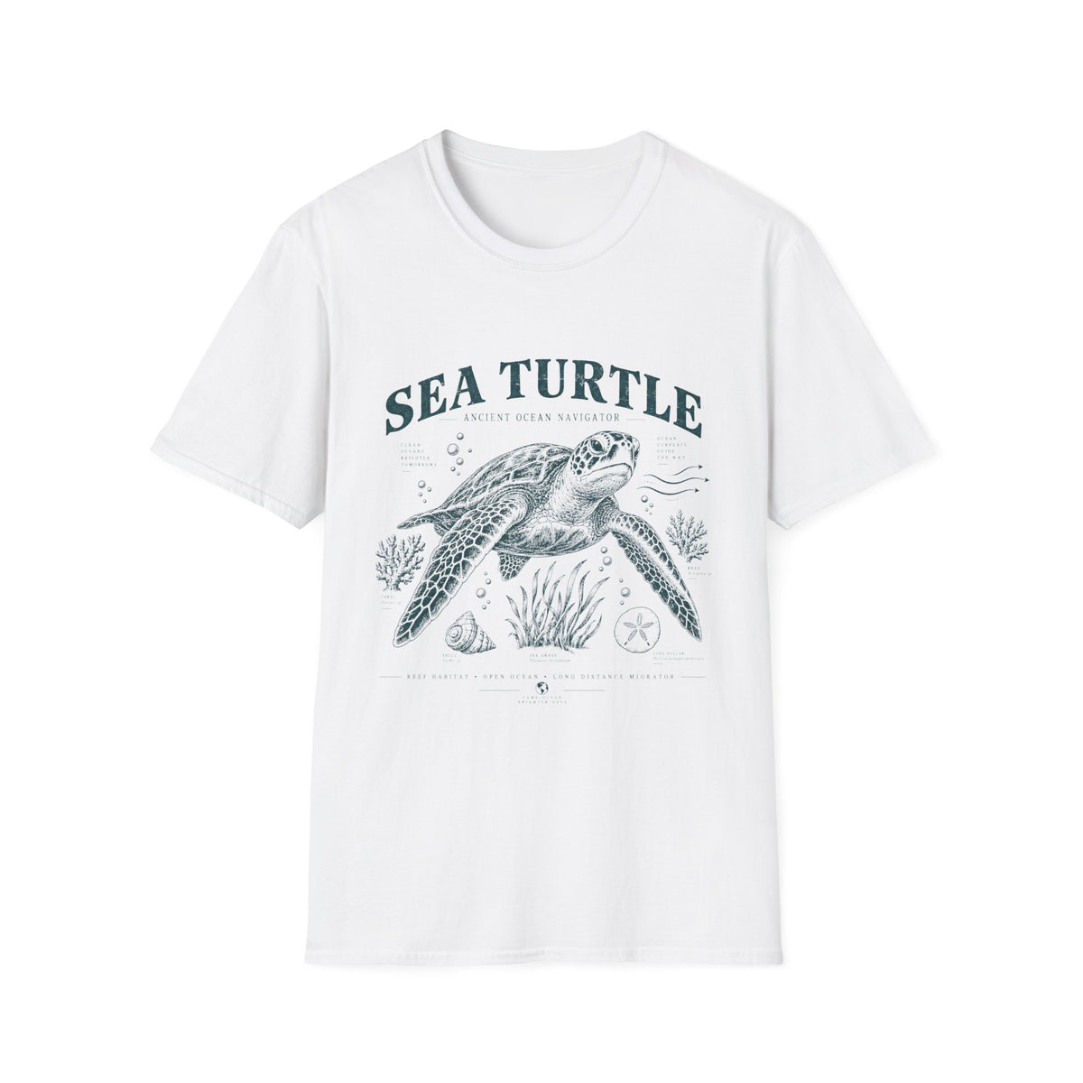 Sea Turtle Chart T-Shirt