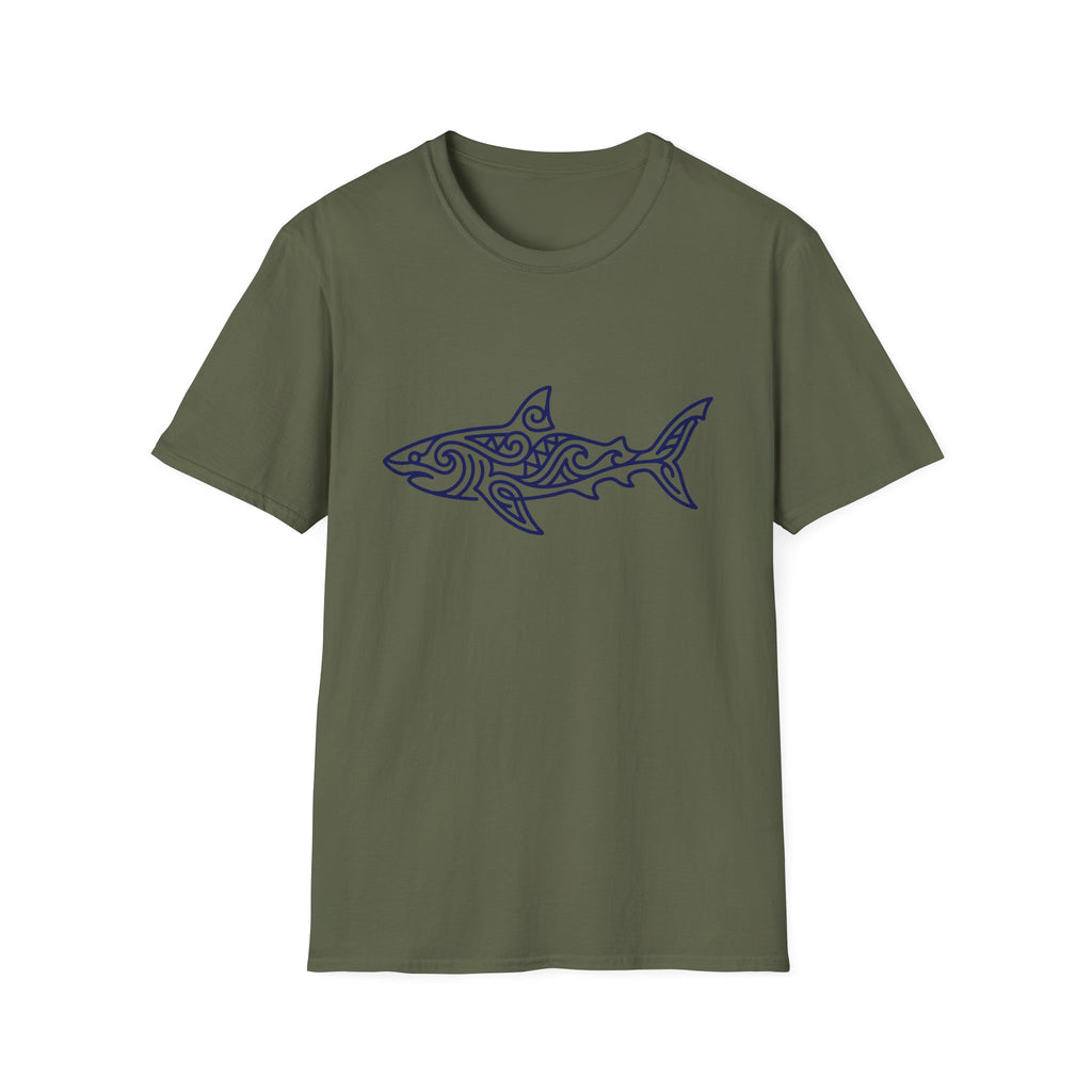 Hawaiian Style Shark T-Shirt