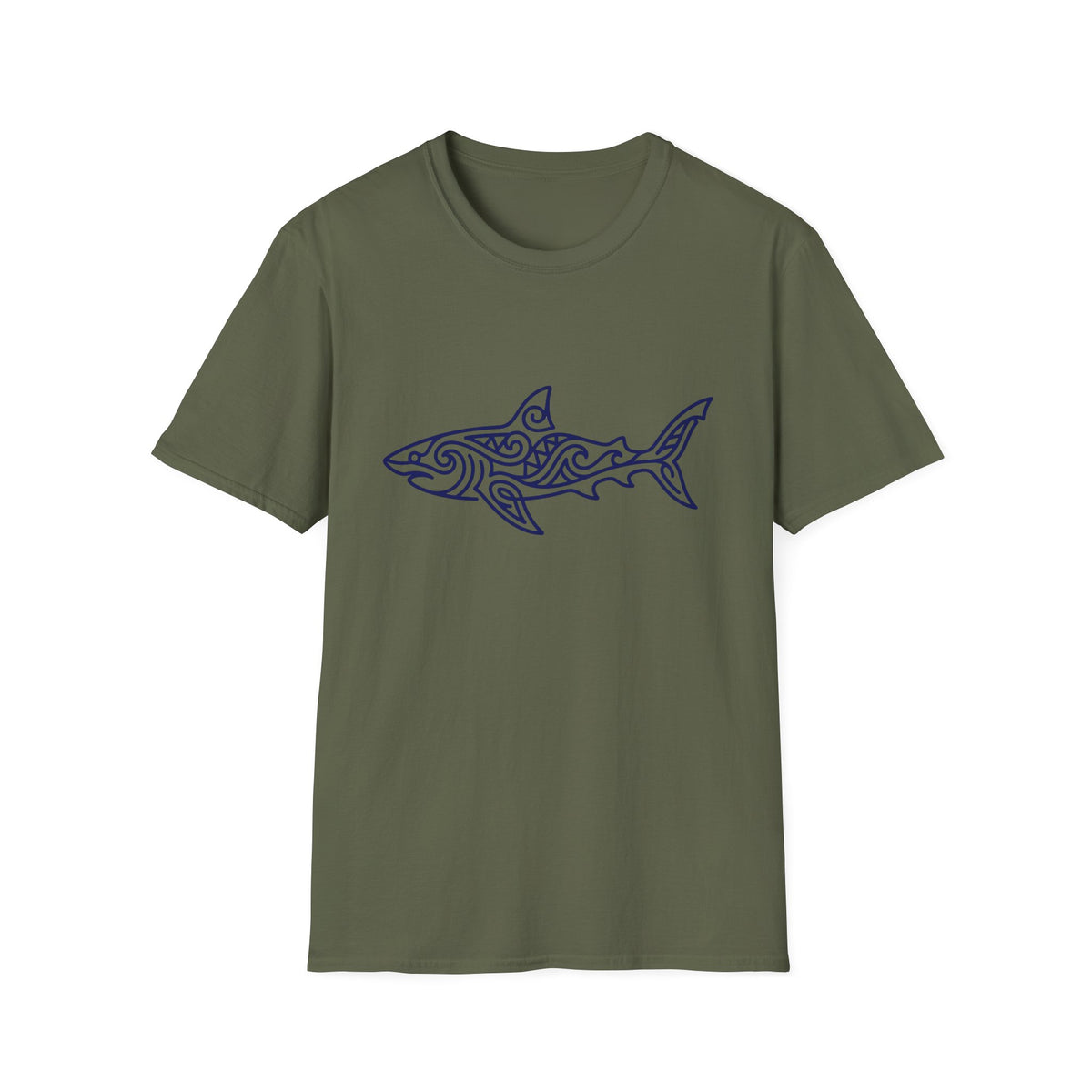 Hawaiian Style Shark T-Shirt