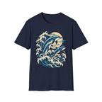 Japanese Inspired Dolphins T-Shirt