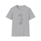 Line Art Seahorse T-Shirt