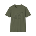 Line Art Whale T-Shirt