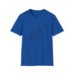 Line Art Whale T-Shirt
