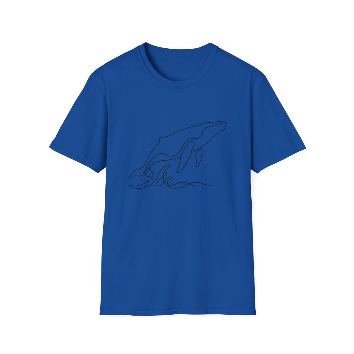 Line Art Whale T-Shirt