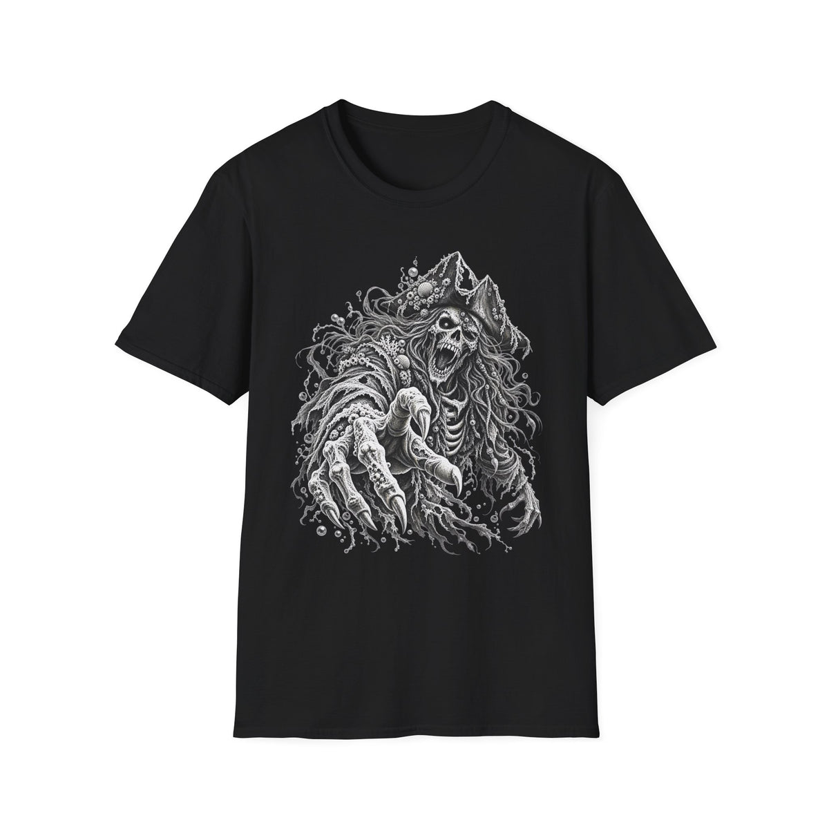 Undead Pirate - Deep Sea Horror T-Shirt