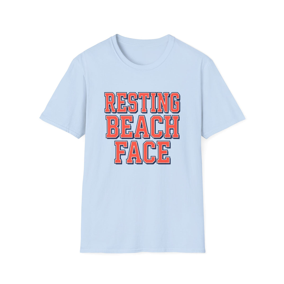 Resting Beach Face T-Shirt