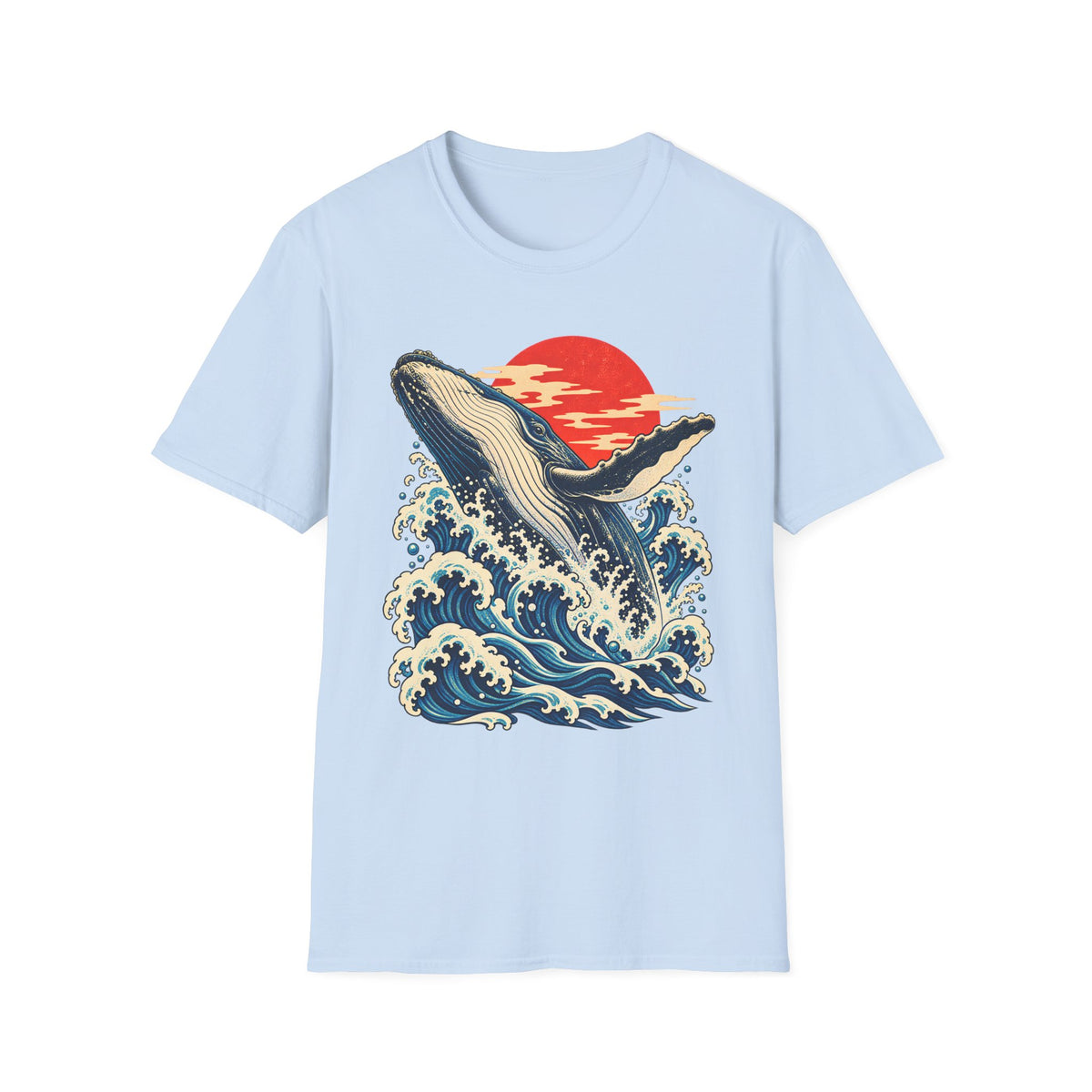 Japanese Inspired Whale T-Shirt